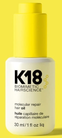 K18 molecular repair hair oil