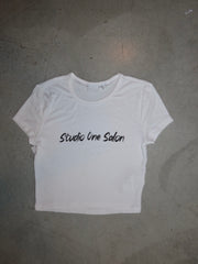 Studio One Salon Tee - Ribbed Crop Fit